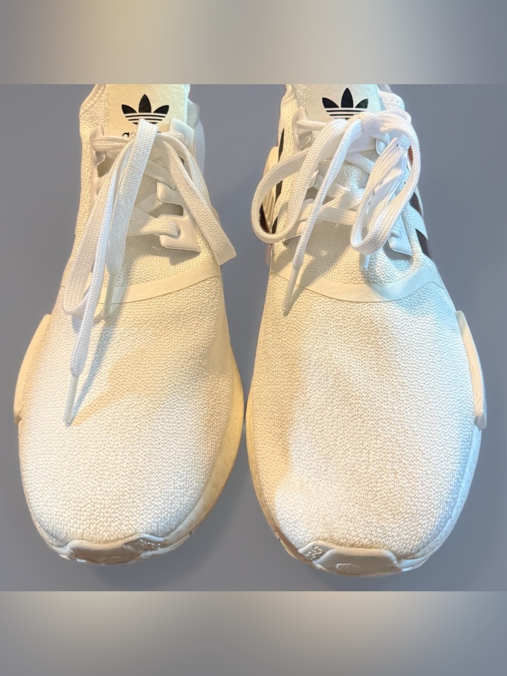 Adidas Mens Boost NMD R1 EG7410 White Running Shoes Sneakers Size 13 Nice - Picture 3 of 8
